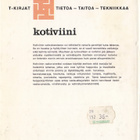 T-kirjat - Kotiviini (sid.) - pikkukuva 2