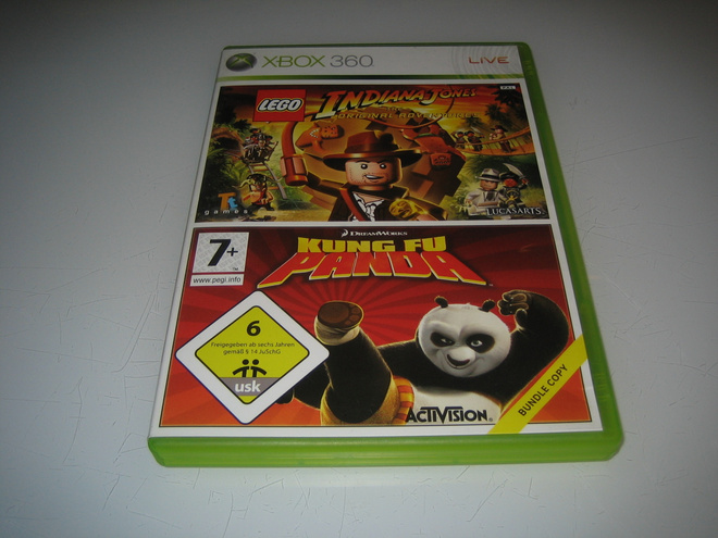 Indiana Jones Original Adventures / Kung Fu Panda**XBOX360**