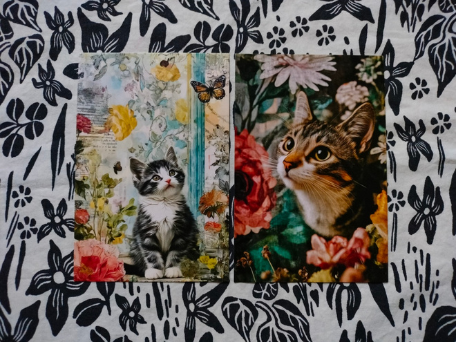 ~Kissa kortti~ 2kpl
