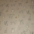 Kissa ja hiiri kangas 420x142cm - pikkukuva 1