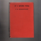 Wodehouse, P. G.: If I Were You, Herbert Jenkins 19xx, 8.p. - pikkukuva 1