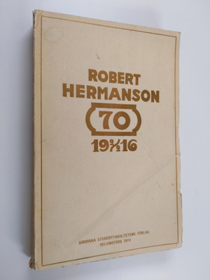 Till professorn Robert Hermanson vid fyllda 70 år 2/2 1916