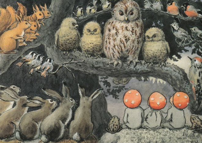 Elsa Beskow: Tonttulan lapset ja eläimet