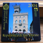 SAN MARINO 2004 BU-sarja 1c-2e + 5e hopearaha ag.925 - pikkukuva 1