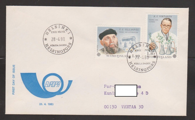 FDC 1980 Eurooppa-merkit