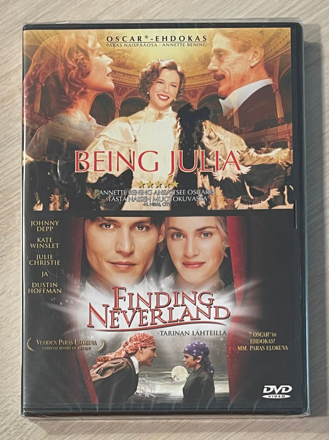 Kaikki rakastavat Juliaa & Finding Neverland (2DVD) *UUSI*