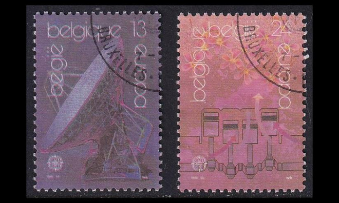 Belgia 2335-6 o Europa liikenne ja viestintä (1988)