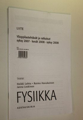 Pekka (piirrokset) Könönen : Ylioppilastehtävät ja ratkai...