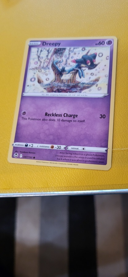 Dreepy #87 Pokemon Silver Tempest common keräilykortti