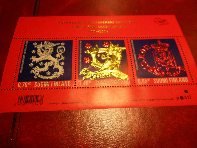 2006  Postimerkin juhla, pienoisarkki BL42 leimattu