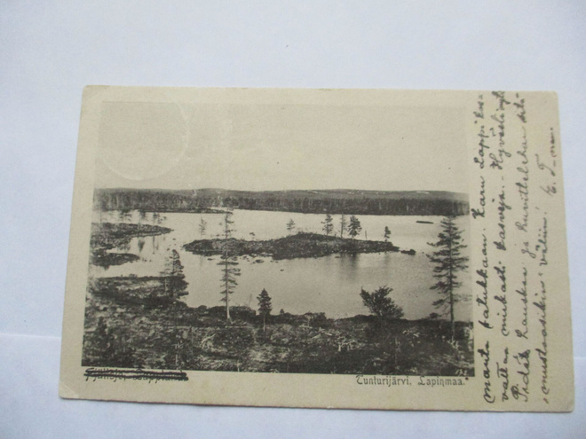Lapinmaa Tunturijärvi Inari venäläisleimaus - 1907