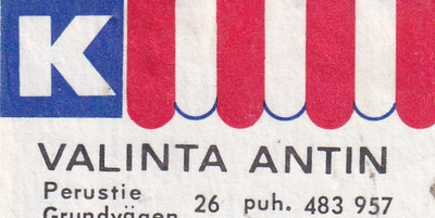Valinta Antin, Perustie 26   b585