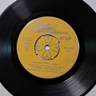 Anna-Liisa Pyykkö – Anna-Liisa Pyykkö Laulaa 3, V.1959 EP