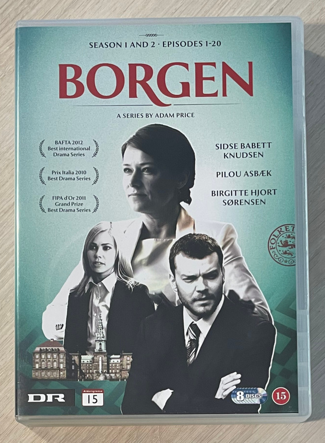 Vallan linnake (Borgen): Kaudet 1&2 (8DVD)