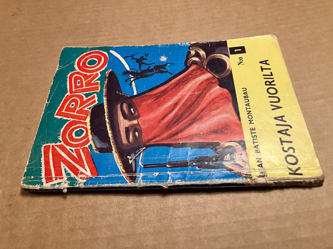 ZORRO LEHTI 1/1957 ENSIMMÄINEN NUMERO