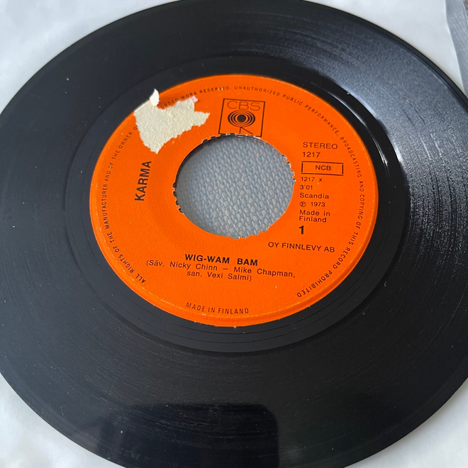 KARMA: Wig-Wam Bam * Kaiken mä saan * FIN 1973