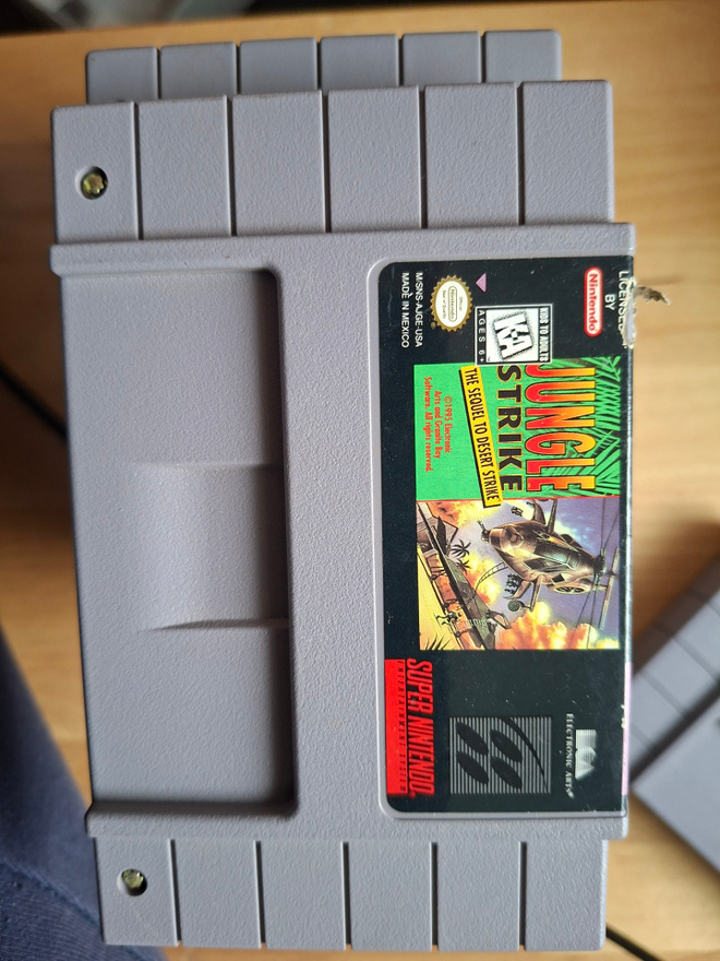 SNES Jungle Strike USA