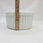 Arabia Finland uunivuoka 17 cm – valkoinen vintage - pikkukuva 5