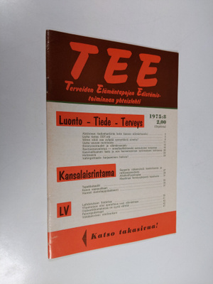 Tee 1975 : 8 : terveiden elämäntapojen edistämistoiminnan...