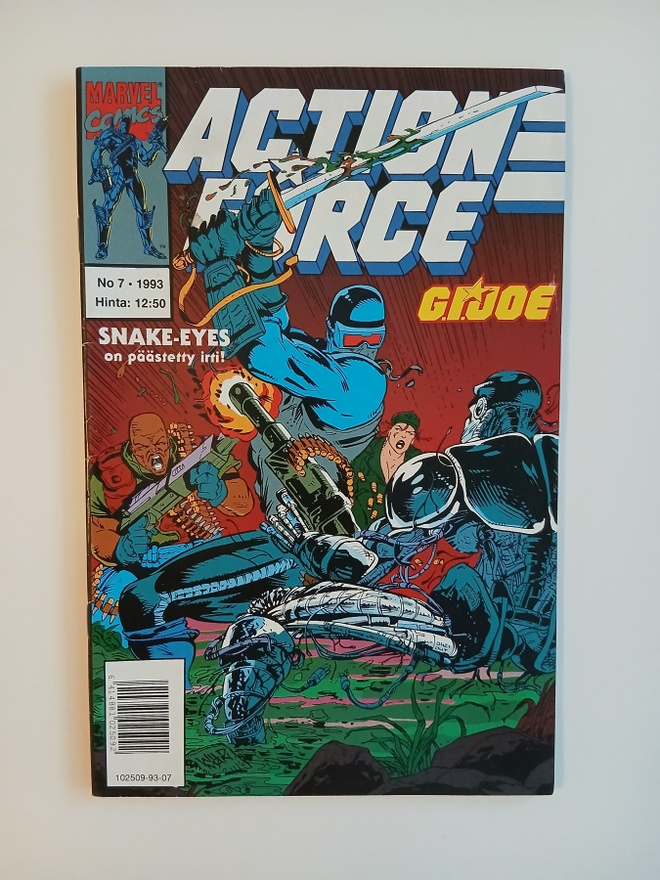 Action force / G.I. Joe sarjakuvalehti (Numero 7 / 1993)