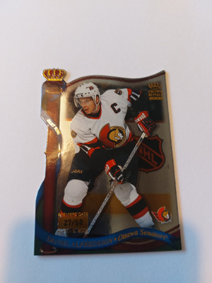 2001-02 Crown Royale Premiere Date #99 Daniel Alfredsson /60