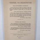 Verner von Heidenstam : Sista dikter - pikkukuva 2