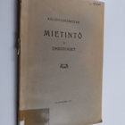 Kalastuskomitean mietintö ja ehdotukset - pikkukuva 1