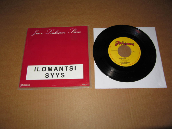 Juice Leskinen Slam 7" Ilomantsi/Syys, PS v.1981