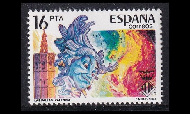 Espanja 2624 ** Karnevaalit Las Fallas Valencia (1984)