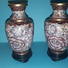 2 x CLOISONNE KORISTEVAASI / Maljakko / Uurna - pikkukuva 2