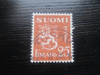 M-30 leijonamerkki 25p vaaleanruskea 1930