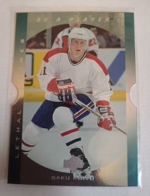 1995-96 Upper Deck BAP Lethal Lines Saku Koivu #LL5