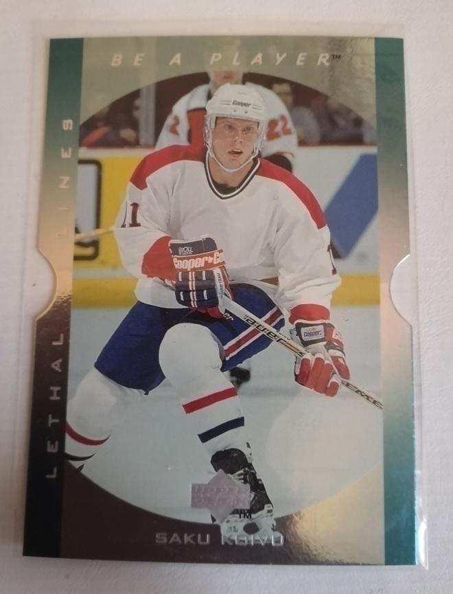 1995-96 Upper Deck BAP Lethal Lines Saku Koivu #LL5
