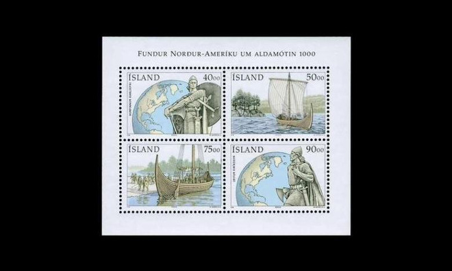 Islanti 945-8BL26 ** Amerikan löytäminen (2000)