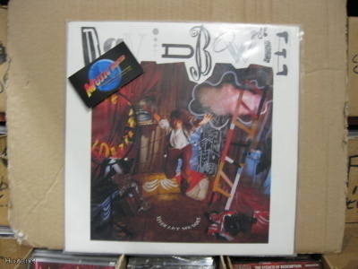 DAVID BOWIE - NEVER LET ME DOWN LP EX/EX (+)
