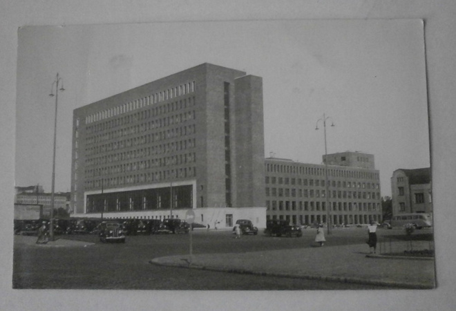 Helsinki, Postitalo, vanha mv valokuvapk, p. 1938