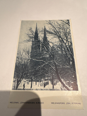 Helsinki. Johanneksen kirkko kortti
