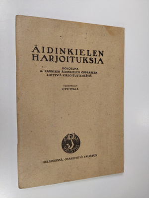Äidinkielen harjoituksia : kokoelma A. Kannisen Äidinkiel...