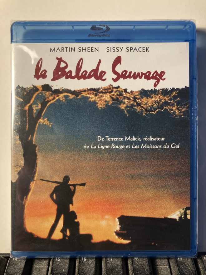 BADLANDS, BluRay, Malick, Sheen, muoveissa