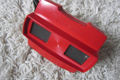 VIEW-MASTER KATSELULAITE GAF PUNAINEN