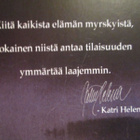 KULKEMATON SININEN HÄMÄRÄ AJATELMA KORTTI KATRI-HELENA - pikkukuva 2