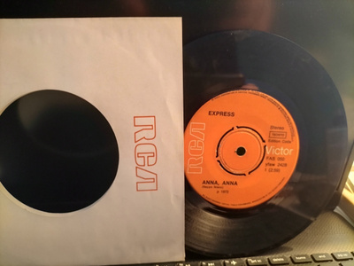 EXPRESS, Anna, Anna, 7''  -72 VIRHEPAINOS  !!