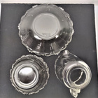 Riihimäen Lasi Ludvik sokerikko ja kermakko aluslautasella - pikkukuva 4