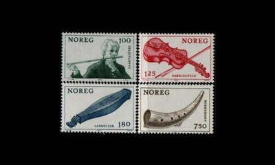 Norja 783-6 ** Käyttösarja soittimia (1978)