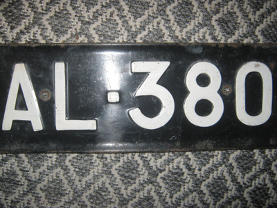 Rekisterikilpi AL-380