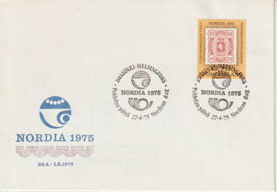 1975 NORDIA-postimerkkinäyttelyn erikoisleima