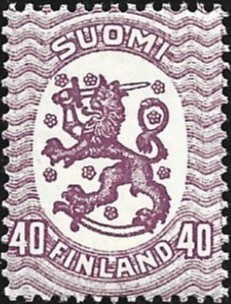 1917 M-17 Saarinen 40 p punertavanlila ** LaPe 72 c A