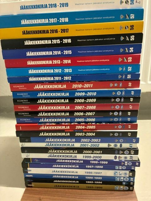 SM Liiga Jääkiekkokirja alkaen 1996-97 kaudesta nro 36 - 58