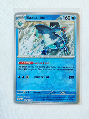 Baxcalibur Reverse Holo Rare