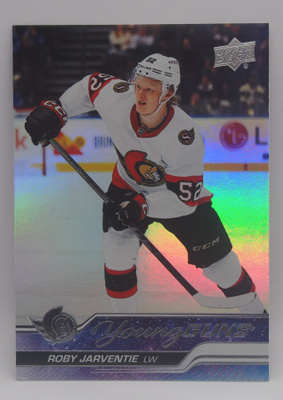 2023-24 Upper deck Young guns Silver foil Roby Järventie
